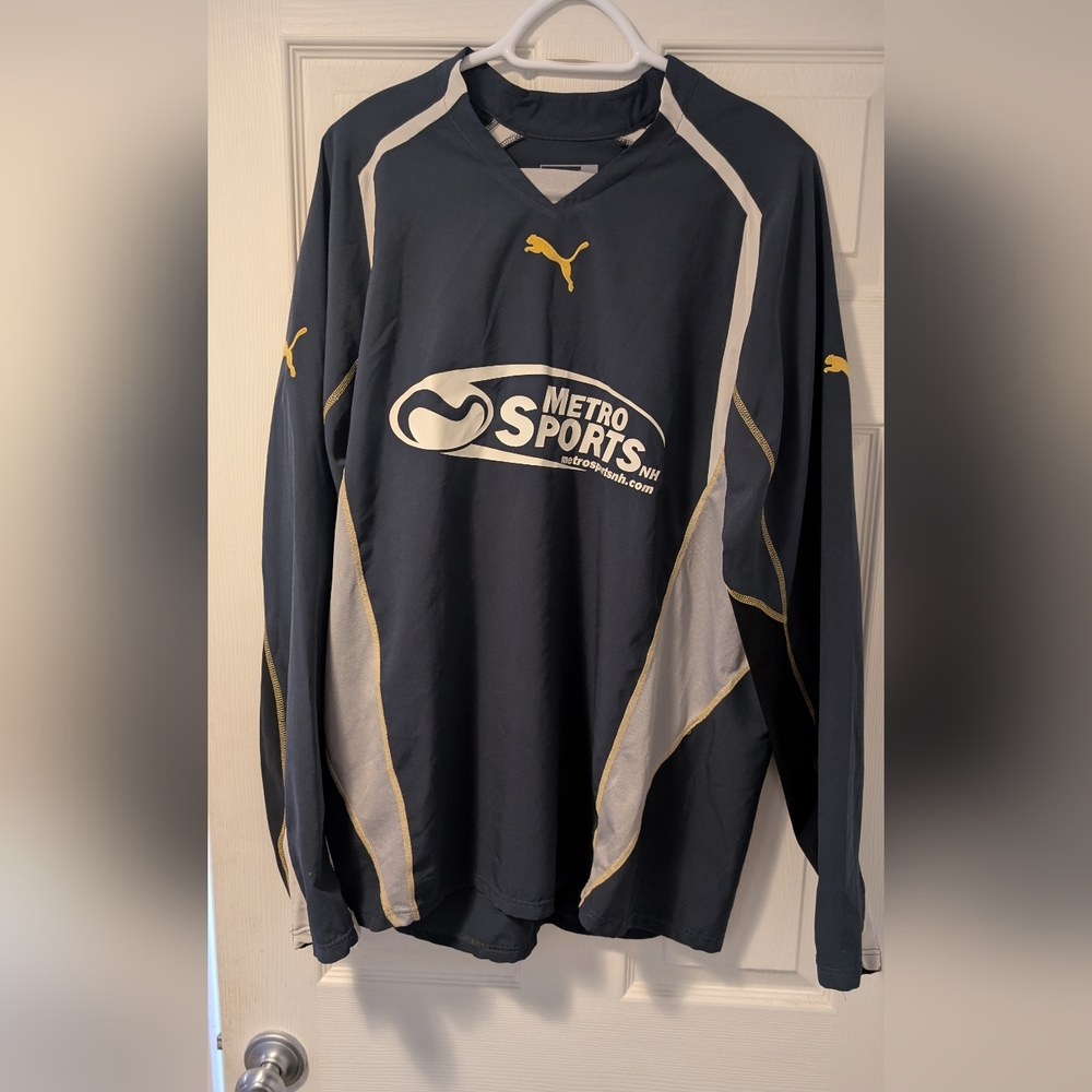 Puma Men's Black and Gray Jacket